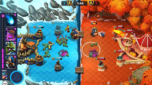 Castle creeps battle - Android game screenshots.
