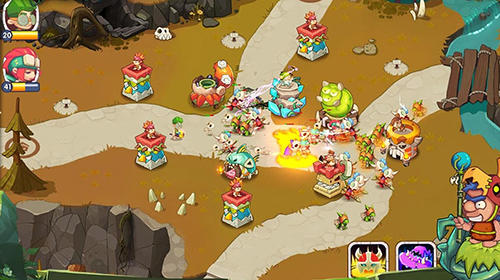 Castle defense: Invasion - Android game screenshots.