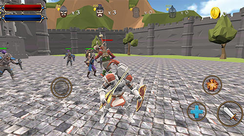 Castle defense knight fight - Android game screenshots.