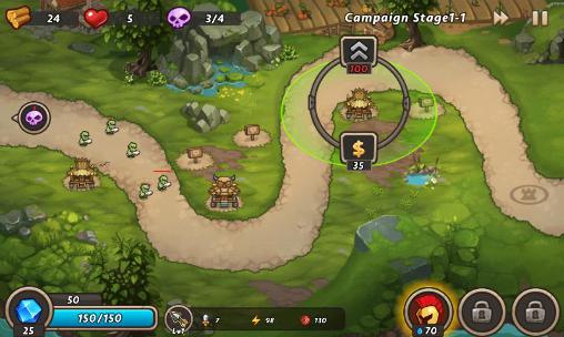 Gameplay of the Castle defense 2 for Android phone or tablet.