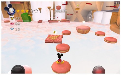 Gameplay of the Castle of illusion for Android phone or tablet.