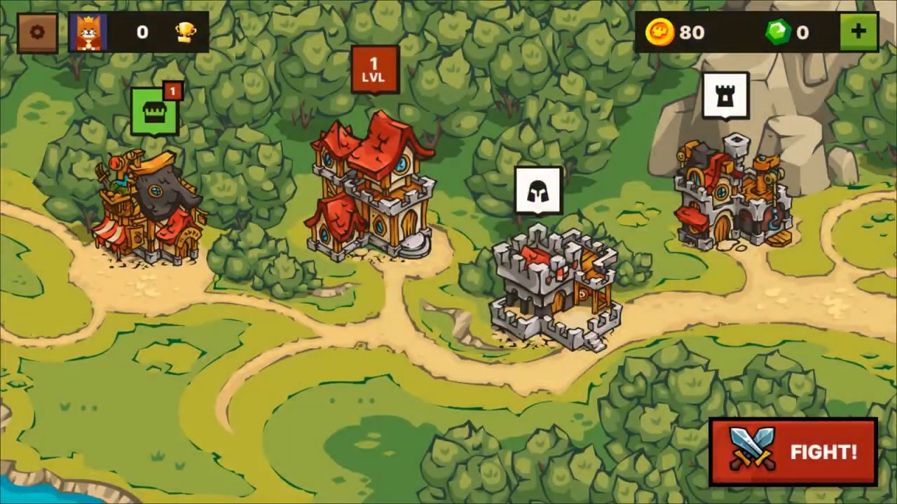 Castlelands - real-time classic RTS strategy game - Android game screenshots.