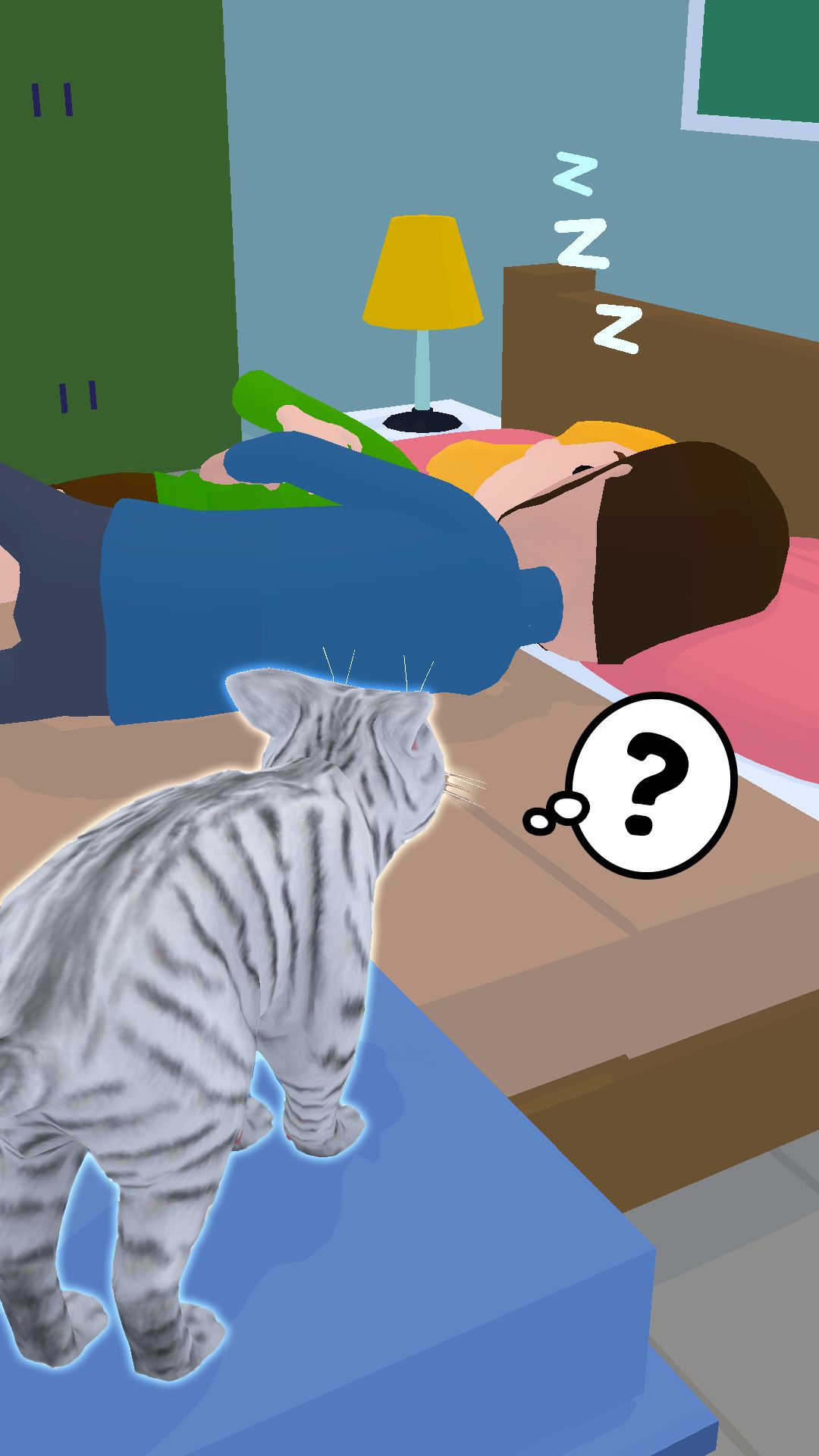 Cat Choices: Virtual Pet 3D - Android game screenshots.