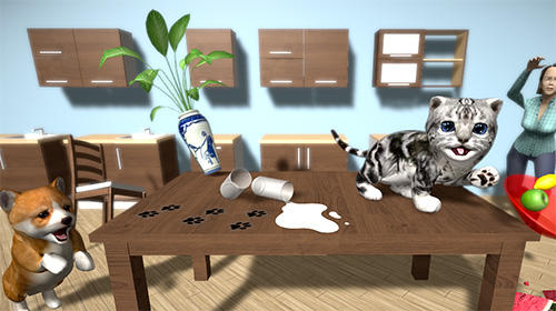 Cat simulator and friends! - Android game screenshots.