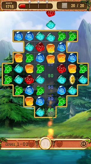Gameplay of the Cat diamond adventure for Android phone or tablet.