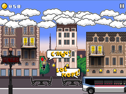 Catch the bus - Android game screenshots.