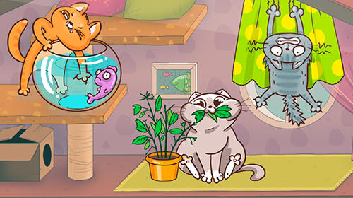 Cats house 2 - Android game screenshots.