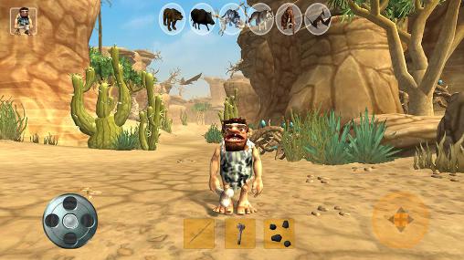 Gameplay of the Caveman hunter for Android phone or tablet.