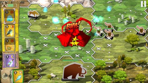Gameplay of the Caveman wars for Android phone or tablet.