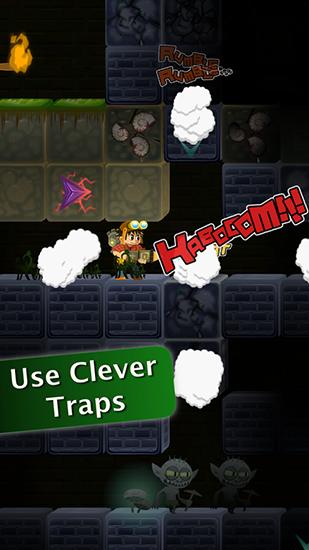 Gameplay of the Caves and chasms for Android phone or tablet.