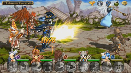 Gameplay of the Celestia: Broken sky for Android phone or tablet.