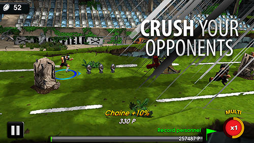 Gameplay of the Chabal run: The impact player for Android phone or tablet.