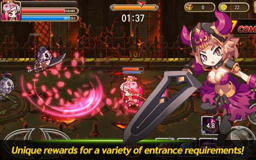 Gameplay of the Chaos battle: Hero for Android phone or tablet.