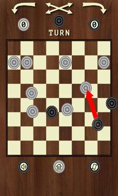 Gameplay of the Chapayev: Battle Checkers for Android phone or tablet.