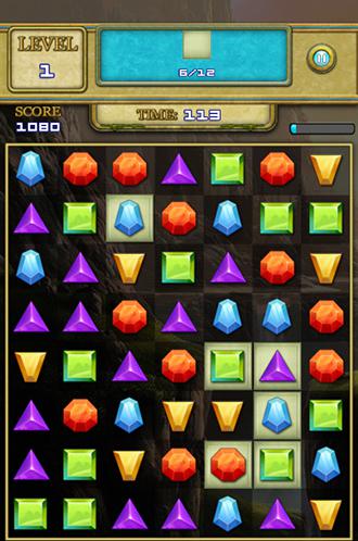 Gameplay of the Charm jewel for Android phone or tablet.