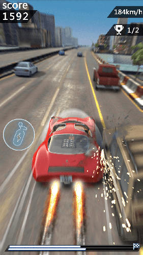 Chasing car speed drifting - Android game screenshots.