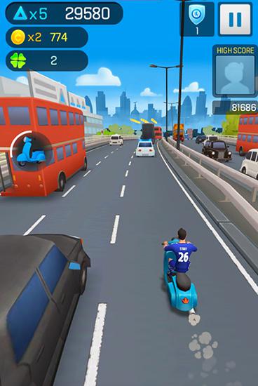 Gameplay of the Chelsea runner: London for Android phone or tablet.