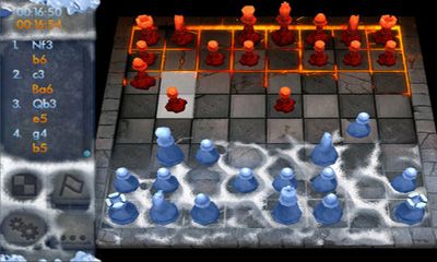 Gameplay of the Chess Battle of the Elements for Android phone or tablet.