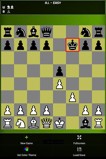 Gameplay of the Chess mobile pro for Android phone or tablet.