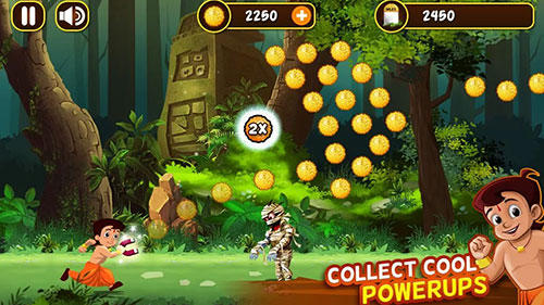 Gameplay of the Chhota Bheem: Jungle run for Android phone or tablet.