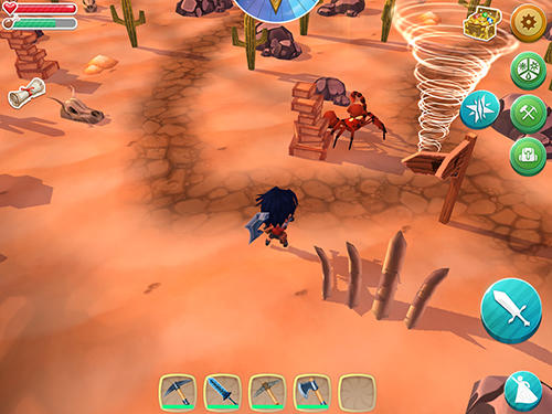 Chibi survivor: Weather lord. Survival island series - Android game screenshots.