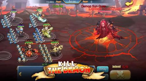 Gameplay of the Chibi 3 kingdoms for Android phone or tablet.