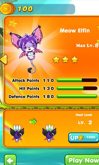 Gameplay of the Chibi battle: Air war for Android phone or tablet.