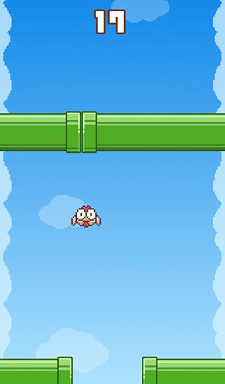 Gameplay of the Chick can fly for Android phone or tablet.
