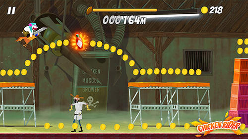 Chicken rider - Android game screenshots.