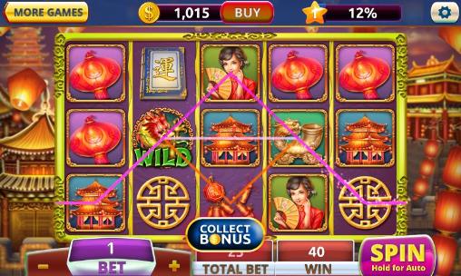 Gameplay of the Chinese slots for Android phone or tablet.