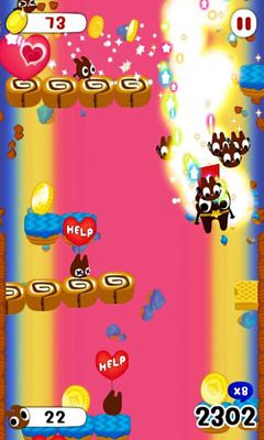 Gameplay of the Chocohero for Android phone or tablet.