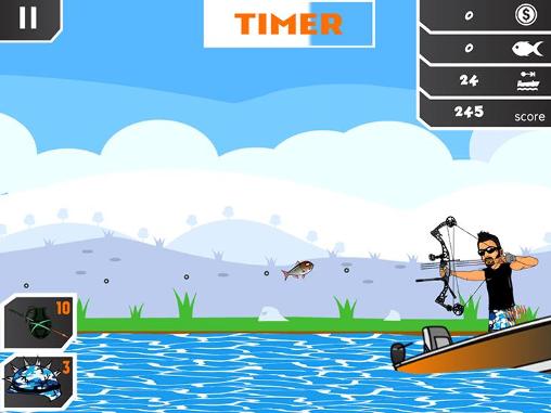 Gameplay of the Chris Brackett's kamikaze karp for Android phone or tablet.