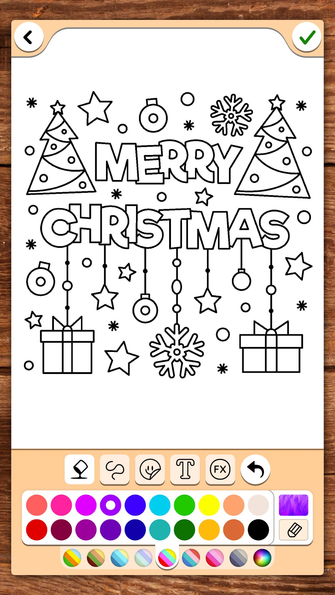 Christmas Coloring - Android game screenshots.