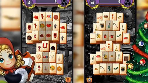 Christmas mahjong solitaire: Holiday fun - Android game screenshots.