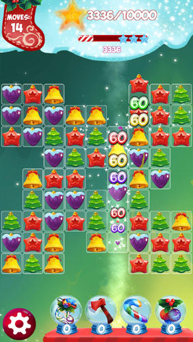 Christmas match 3: Puzzle game - Android game screenshots.