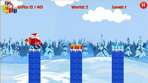 Christmas Santa run - Android game screenshots.