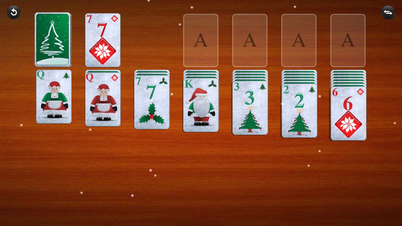Christmas Solitaire - Android game screenshots.