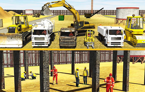 City builder: Construction trucks sim - Android game screenshots.