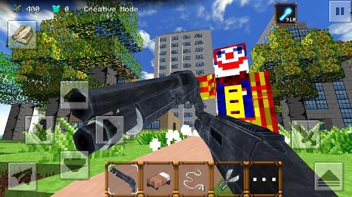 Gameplay of the City craft 3: TNT edition for Android phone or tablet.
