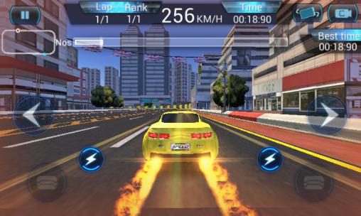 Gameplay of the City drift: Speed. Car drift racing for Android phone or tablet.