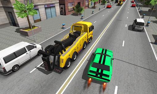 Gameplay of the City extreme traffic racer for Android phone or tablet.