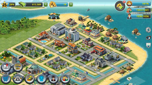 Gameplay of the City island 3: Building sim for Android phone or tablet.