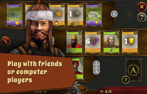 Gameplay of the Civilization: Race of nations for Android phone or tablet.