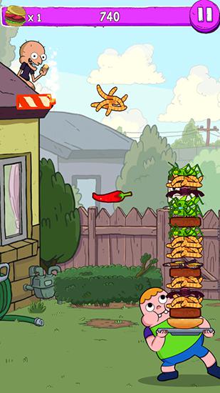 Gameplay of the Clarence blamburger for Android phone or tablet.