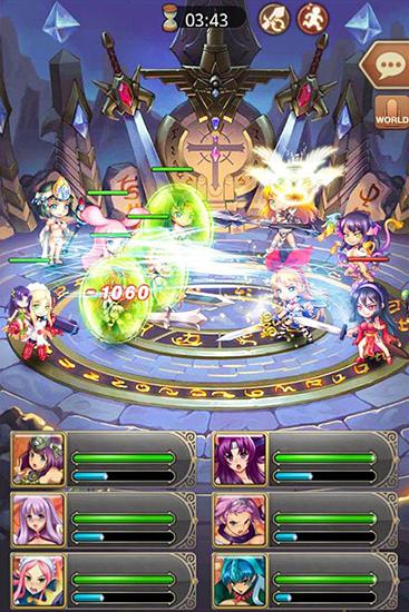 Gameplay of the Clash of cuties for Android phone or tablet.