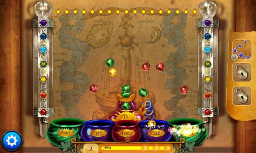 Gameplay of the Clash of diamonds: Bubble pop for Android phone or tablet.