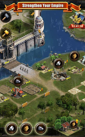 Gameplay of the Clash of kings for Android phone or tablet.