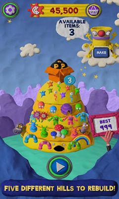 Gameplay of the Clay Jam for Android phone or tablet.