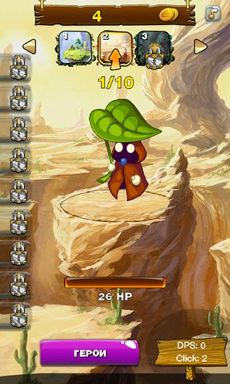 Gameplay of the Clicker wars for Android phone or tablet.