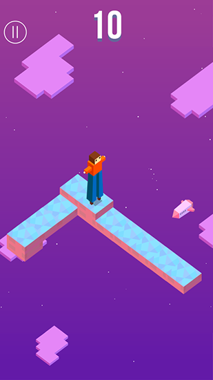 Gameplay of the Cloud path for Android phone or tablet.